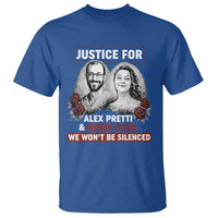 Justice for Alex Pretti and Renee Good T Shirt We Won’t Be Silenced Minnesota Resistance Protest