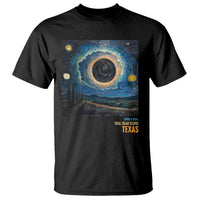 Total Solar Eclipse T Shirt April 8 2024 Starry Night Totality - Wonder Print Shop