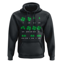Funny Shamrock Fraction Hoodie St Patrick's Day Math Lover