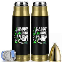 St. Patrick's Day Ice Hockey Bullet Tumbler Happy Saint Hat Trick's Lucky Shamrocks