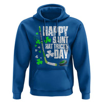 St. Patrick's Day Ice Hockey Hoodie Happy Saint Hat Trick's Lucky Shamrocks