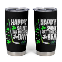 St. Patrick's Day Ice Hockey Tumbler Cup Happy Saint Hat Trick's Lucky Shamrocks