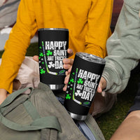 St. Patrick's Day Ice Hockey Tumbler Cup Happy Saint Hat Trick's Lucky Shamrocks