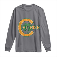 Chicago Irish Chirish Long Sleeve Shirt Happy Saint Patrick's Day Lucky Shamrock