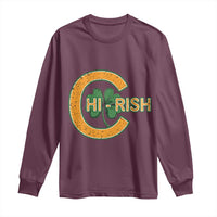Chicago Irish Chirish Long Sleeve Shirt Happy Saint Patrick's Day Lucky Shamrock