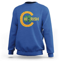 Chicago Irish Chirish Sweatshirt Happy Saint Patrick's Day Lucky Shamrock