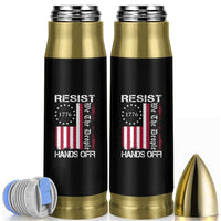 Resist Hands Off Bullet Tumbler Vintage American Betsy Ross Flag We The People