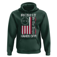 Resist Hands Off Hoodie Vintage American Betsy Ross Flag We The People