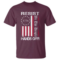 Resist Hands Off T Shirt Vintage American Betsy Ross Flag We The People