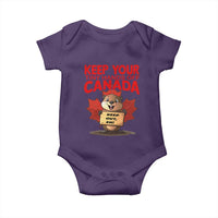 Keep Your Tiny Hands Off Canada Baby Onesie Not For Sale Canadian Maple Leaf Beaver
