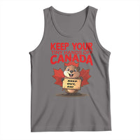 Keep Your Tiny Hands Off Canada Tank Top Not For Sale Canadian Maple Leaf Beaver