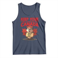 Keep Your Tiny Hands Off Canada Tank Top Not For Sale Canadian Maple Leaf Beaver