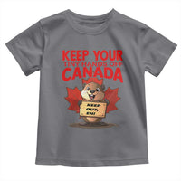 Keep Your Tiny Hands Off Canada Toddler T Shirt Not For Sale Canadian Maple Leaf Beaver