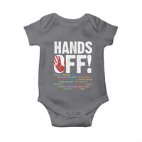 Resist Hands Off Baby Onesie Protect USA American We The People