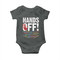Resist Hands Off Baby Onesie Protect USA American We The People