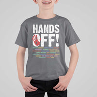 Resist Hands Off T Shirt For Kid Protect USA American We The People