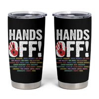 Resist Hands Off Tumbler Cup Protect USA American We The People