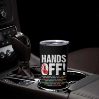 Resist Hands Off Tumbler Cup Protect USA American We The People