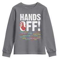 Resist Hands Off Youth Sweatshirt Protect USA American We The People