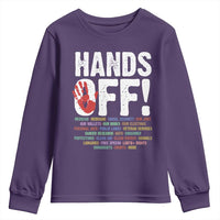 Resist Hands Off Youth Sweatshirt Protect USA American We The People