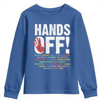 Resist Hands Off Youth Sweatshirt Protect USA American We The People