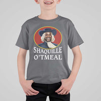 Funny Shaquille Oatmeal T Shirt For Kid Shaq O'neal Meme Cereal Parody