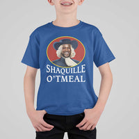 Funny Shaquille Oatmeal T Shirt For Kid Shaq O'neal Meme Cereal Parody