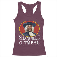 Funny Shaquille Oatmeal Racerback Tank Top Shaq O'neal Meme Cereal Parody