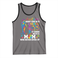 Autism Mom Tank Top Who Never Gives Up Family Support Autistic