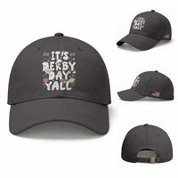 It's Derby Day Y'All Baseball Cap Retro Groovy KY Horse Racing
