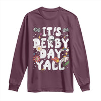 It's Derby Day Y'All Long Sleeve Shirt Retro Groovy KY Horse Racing