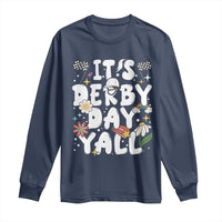 It's Derby Day Y'All Long Sleeve Shirt Retro Groovy KY Horse Racing