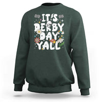 It's Derby Day Y'All Sweatshirt Retro Groovy KY Horse Racing