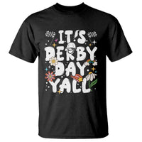 It's Derby Day Y'All T Shirt Retro Groovy KY Horse Racing