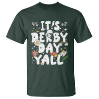 It's Derby Day Y'All T Shirt Retro Groovy KY Horse Racing