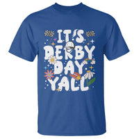 It's Derby Day Y'All T Shirt Retro Groovy KY Horse Racing