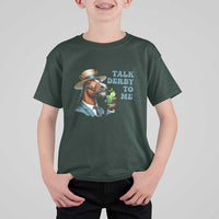Talk Derby To Me T Shirt For Kid Funny Horse Racing KY Racing Day