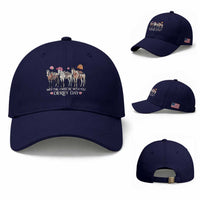 May The Horse Be With You Derby Day 2026 Baseball Cap Funny Horse Racing Triple Horse Equestrian Graphic