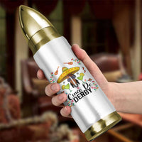 Cinco De Derby Funny Horse Racing Fiesta Bullet Tumbler Mexican Sombrero and Margarita Horse Lover