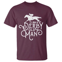 I Am A Derby Old Man Vintage Distressed Graphic T Shirt Classic Horse Racing Enthusiast Father’s Day Gift