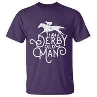 I Am A Derby Old Man Vintage Distressed Graphic T Shirt Classic Horse Racing Enthusiast Father’s Day Gift