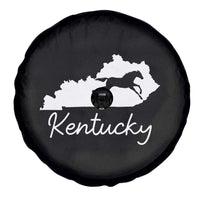 Kentucky State Map with Racing Horse Spare Tire Cover Bluegrass State Pride Equestrian