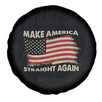 Funny MASA Make America Straight Again Spare Tire Cover 4th of July American Flag US Map