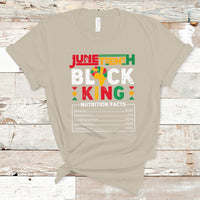 Juneteenth T Shirt Juneteenth Black Kind Funny Nutrition Facts - Wonder Print Shop