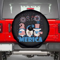 4th of July Gnome Spare Tire Cover Merica Gnomes USA Flag Fireworks