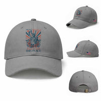 I'm Just Mad As Hell Cause I Love This Place Baseball Cap Vintage Statue of Liberty Patriotic Retro Flora