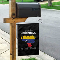 Fuerza Venezuela Strong Solidarity Garden Flag Hope Support Venezuelan Patriotic Flag Map