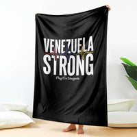 Venezuela Strong Venezuelan Heartbeat Throw Blanket Solidarity Resilience Hope and Prayer
