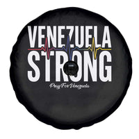 Venezuela Strong Venezuelan Heartbeat Spare Tire Cover Solidarity Resilience Hope and Prayer