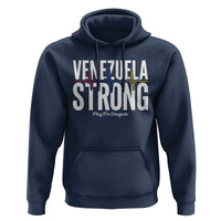 Venezuela Strong Venezuelan Heartbeat Hoodie Solidarity Resilience Hope and Prayer